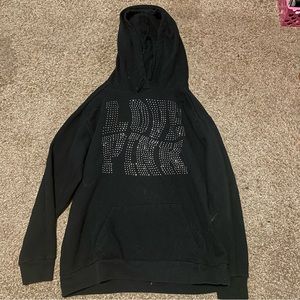 PINK Victorias Secret Rhinestone Hoodie